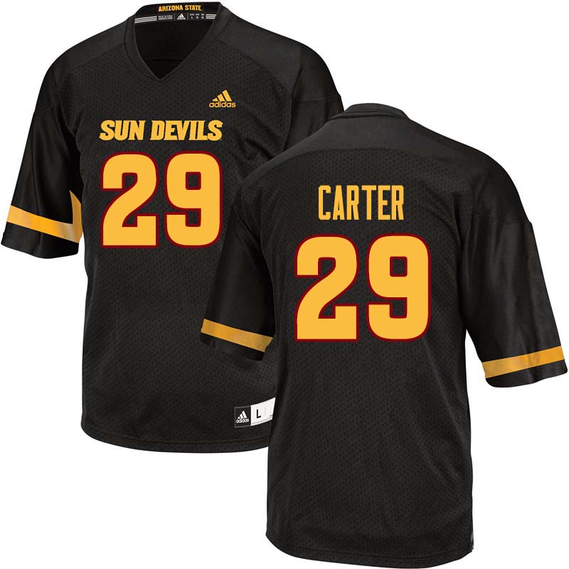 Men #29 A.J. Carter Arizona State Sun Devils College Football Jerseys Sale-Black